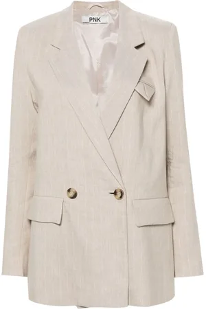 PNK Pinstripe double-breasted blazer