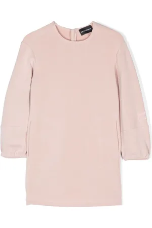 Emporio Armani Logo-patch jersey dress