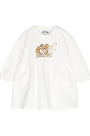 Moschino Teddy bear-print A-line dress