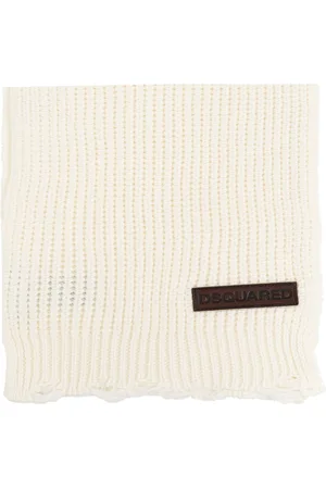 Dsquared2 Distressed wool scarf