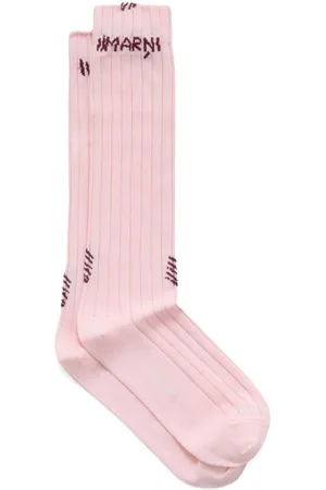 Marni Logo-jacquard ribbed socks