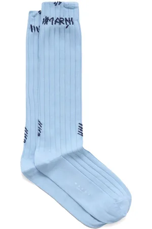 Marni Logo-jacquard ribbed socks
