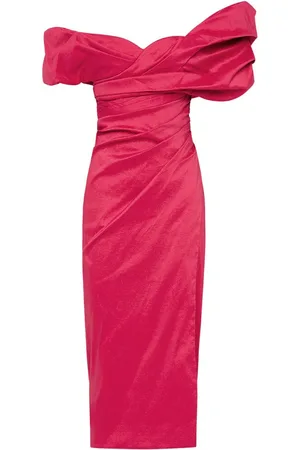 RACHEL GILBERT Gia ruched-detailing dress