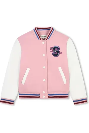 Sonia Rykiel Enfant Logo-embroidered bomber jacket