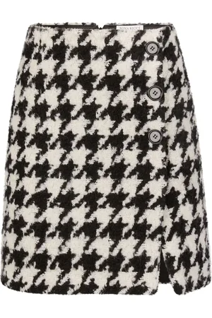 Nina Ricci Houndstooth Mini Skirt