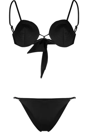 Noire Swimwear Tonal-stitch detail bikini set
