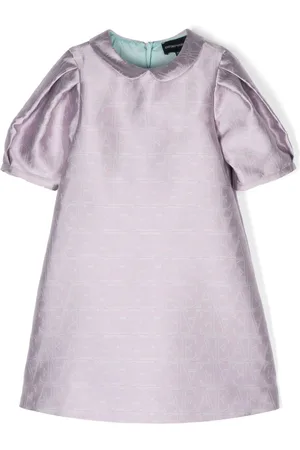 Emporio Armani Jacquard-logo dress