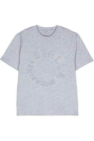Stella McCartney Logo-embossed jersey T-shirt