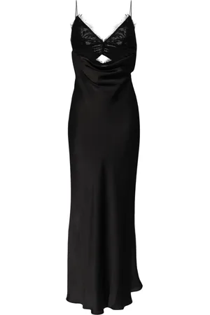 Misha Layered silk maxi dress