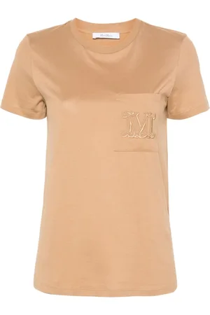Max Mara Papaia logo-embroidered T-shirt