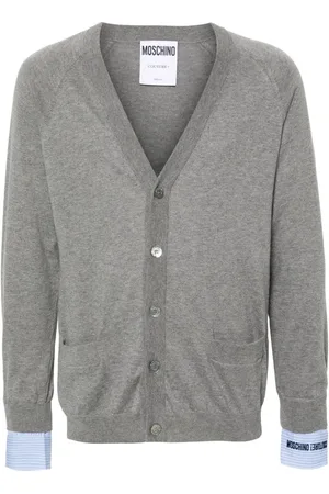 Moschino Layered-details knitted cardigan