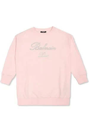 Balmain Rhinestone-embellished cotton sweatshirt