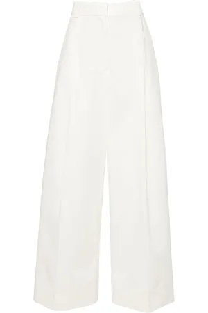 Tommy Hilfiger Wide-leg cotton trousers