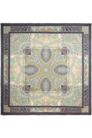 Etro Paisley-print fringed shawl
