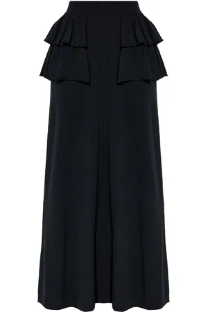 Lisa Yang Layered cashmere maxi skirt