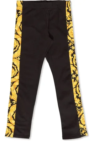 VERSACE Barocco-print cotton leggings