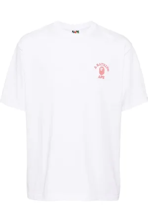 A Bathing Ape Textured logo cotton t-shirt
