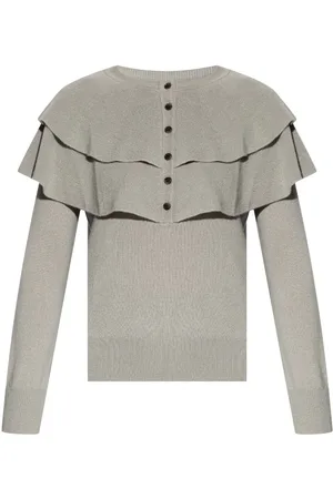 Lisa Yang Aubrey ruffled cashmere jumper