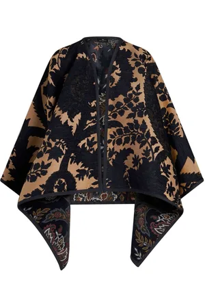 Etro Paisley-print reversible cape