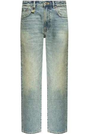 R13 Logo-appliqu?? straight jeans