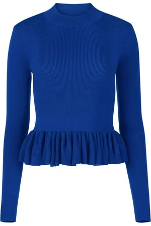 Nina Ricci Ruffle-detailing wool-blend top