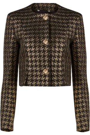 Nina Ricci Houndstooth cropped jacket
