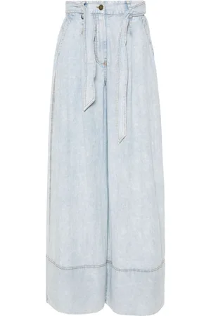 ZIMMERMANN Wide-leg cotton jeans