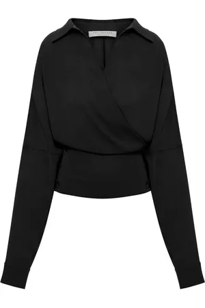 Serafini Panelled V-neck blouse
