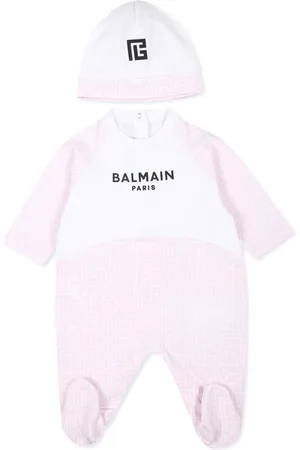 Balmain Logo-print cotton-blend pajama set