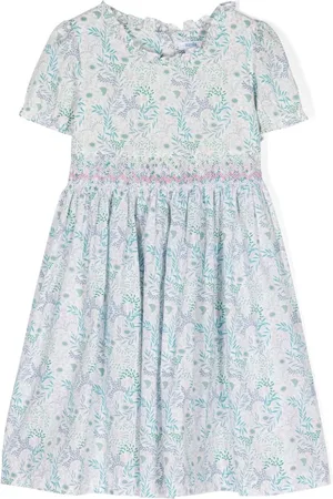 SIOLA Floral-print flared dress