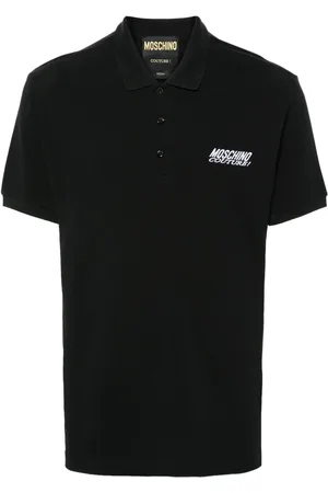 Moschino Logo-embroidered polo shirt