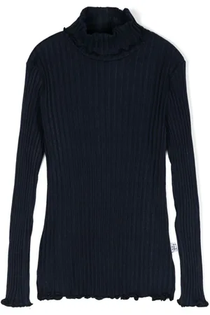 Il gufo Ribbed roll-neck jumper