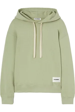 Jil Sander Logo-appliqu?? cotton hoodie