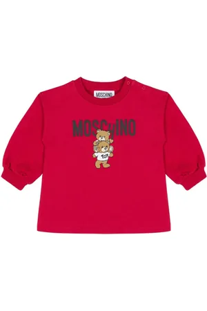 Moschino Teddy Bear-print cotton sweatshirt