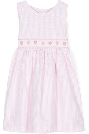 SIOLA Gingham-check seersucker dress