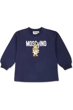 Moschino Teddy Bear-print cotton sweatshirt