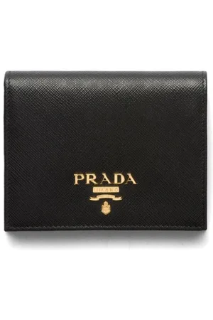Prada Logo-print Saffiano leather wallet
