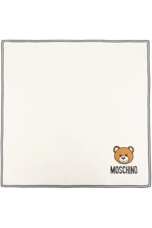 Moschino Teddy Bear-intarsia blanket