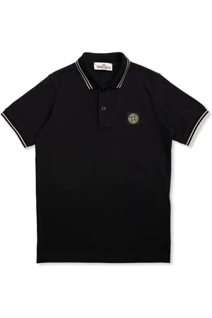 Stone Island Logo-patch polo shirt