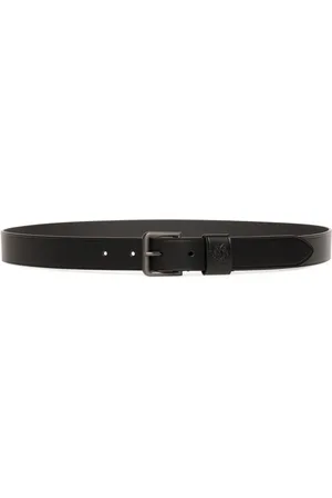 Bally Logo-debossed leather belt