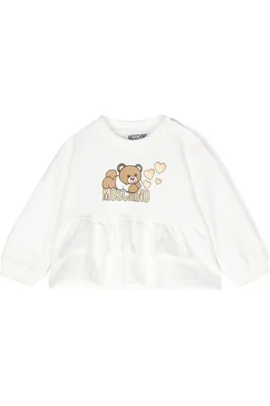 Moschino Teddy bear-print flared sweatshirt