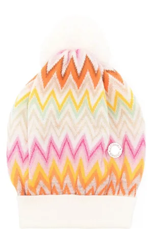 Missoni Zigzag-motif knitted beanie