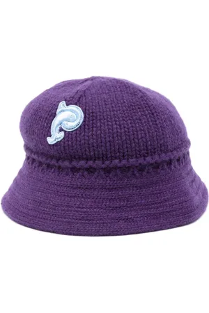 PUCCI Junior Logo-patch knitted bucket hat