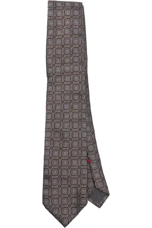 Brunello Cucinelli Patterned-jacquard silk tie