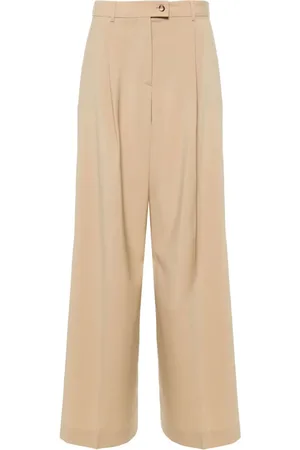 Sportmax Mid-rise palazzo trousers