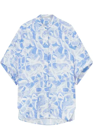 Stella McCartney Sunglasses-print silk shirt