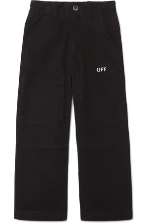 OFF-WHITE Off Stamp cotton trousers