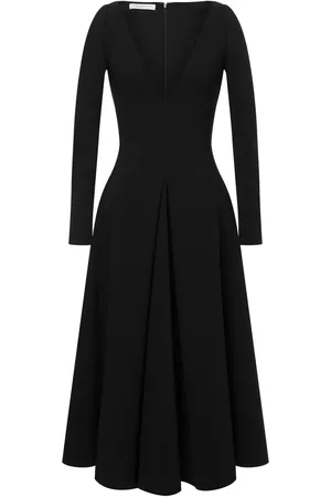 Serafini V-neck A-line dress