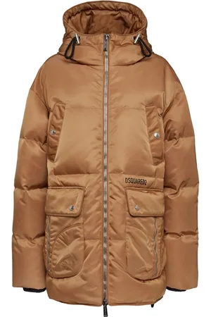 Dsquared2 Quilted hooded coat