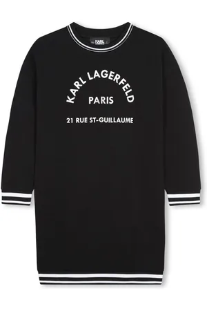 Karl Lagerfeld Logo-print crew-neck dress